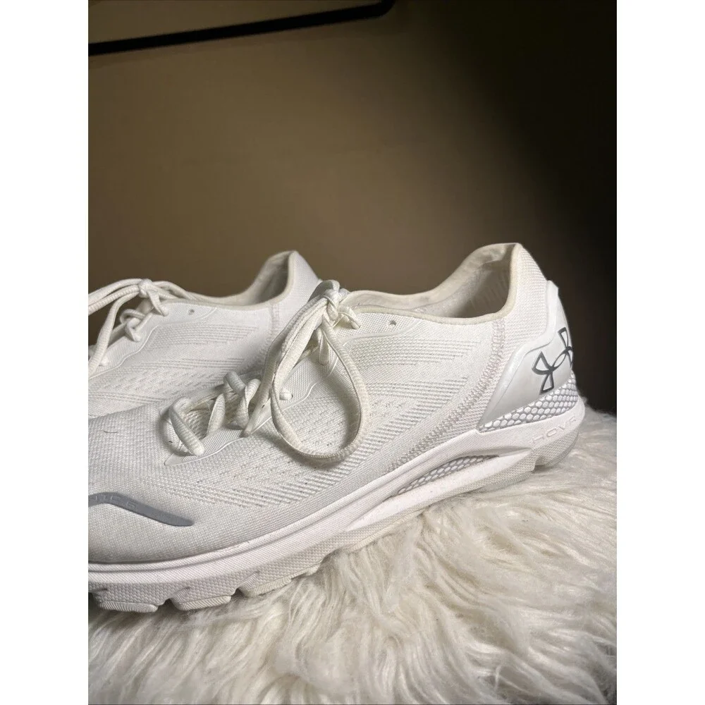 Under Armour Mens HOVR Sonic 6 3026121-100 White Running Shoes Sneakers Size 11